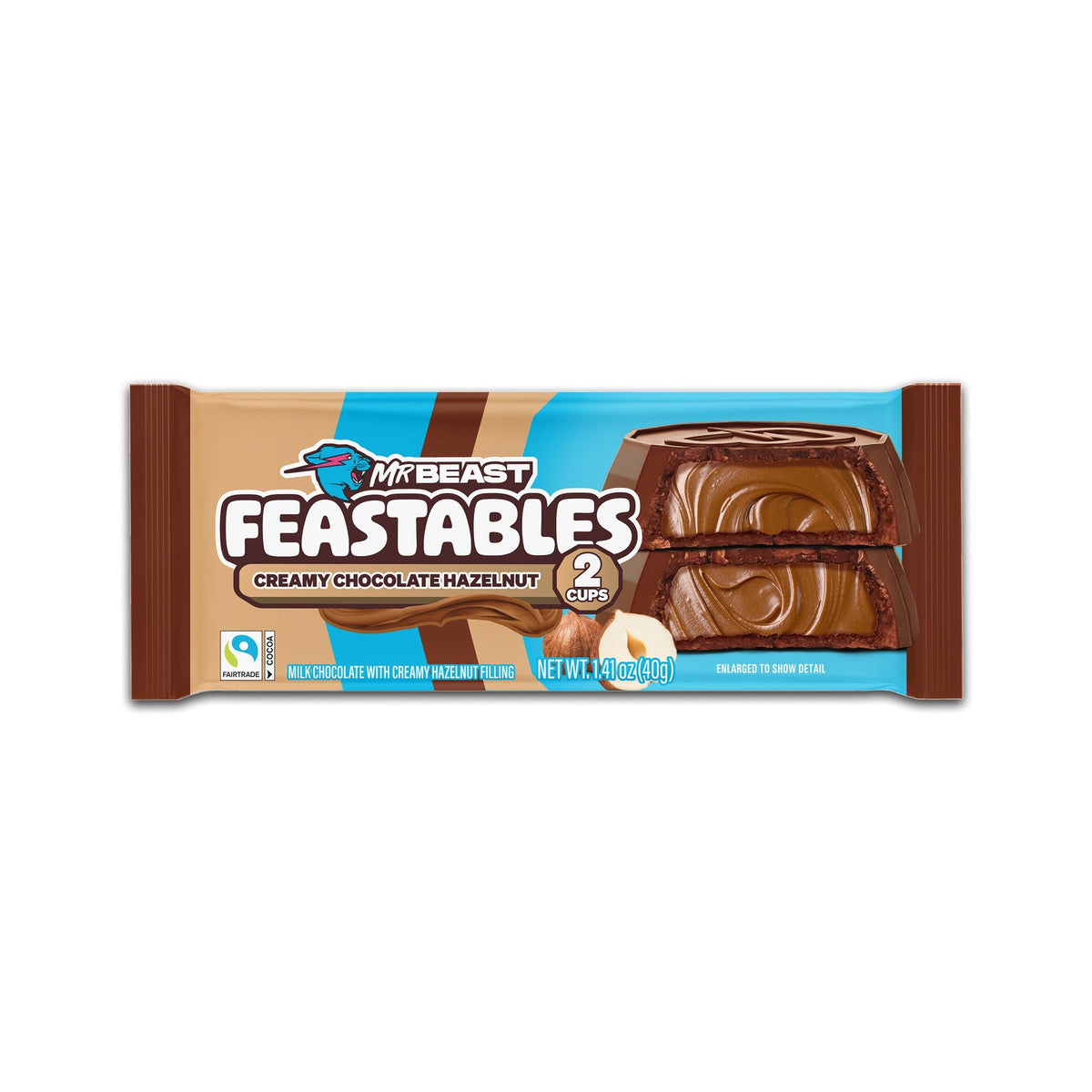Feastables Mr Beast Tazas De Chocolate Con Avellana