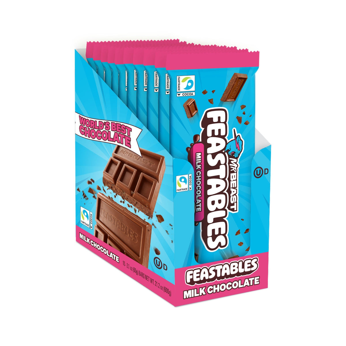 Feastables Mr Beast Chocolate Con Leche
