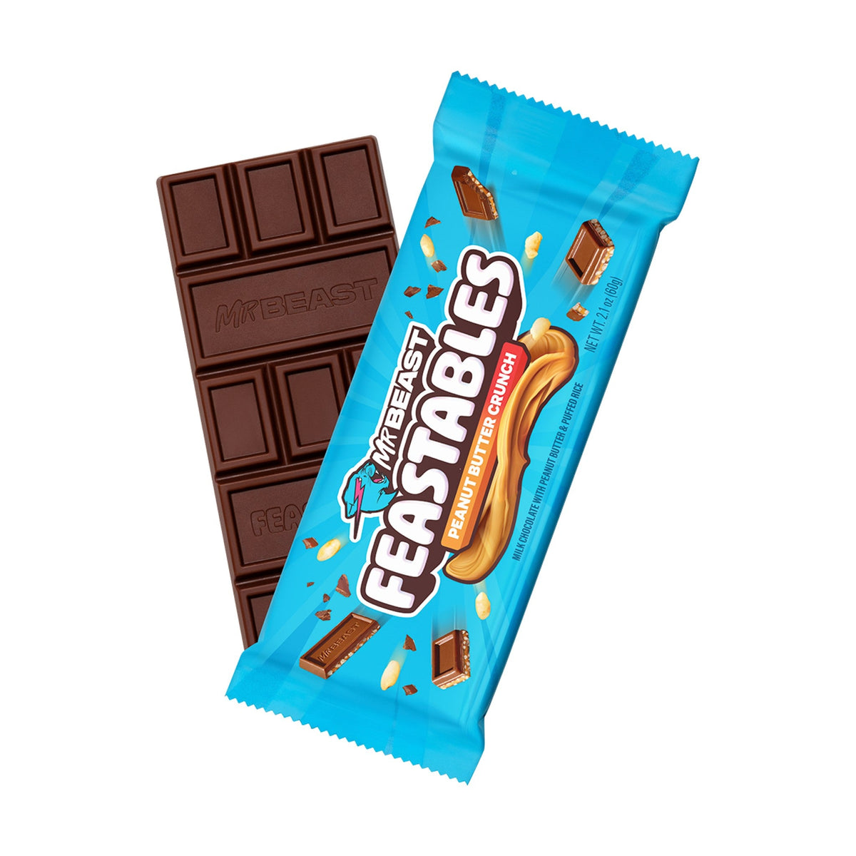 Feastables Mr Beast Chocolate Crema De Cacahuate Crujiente