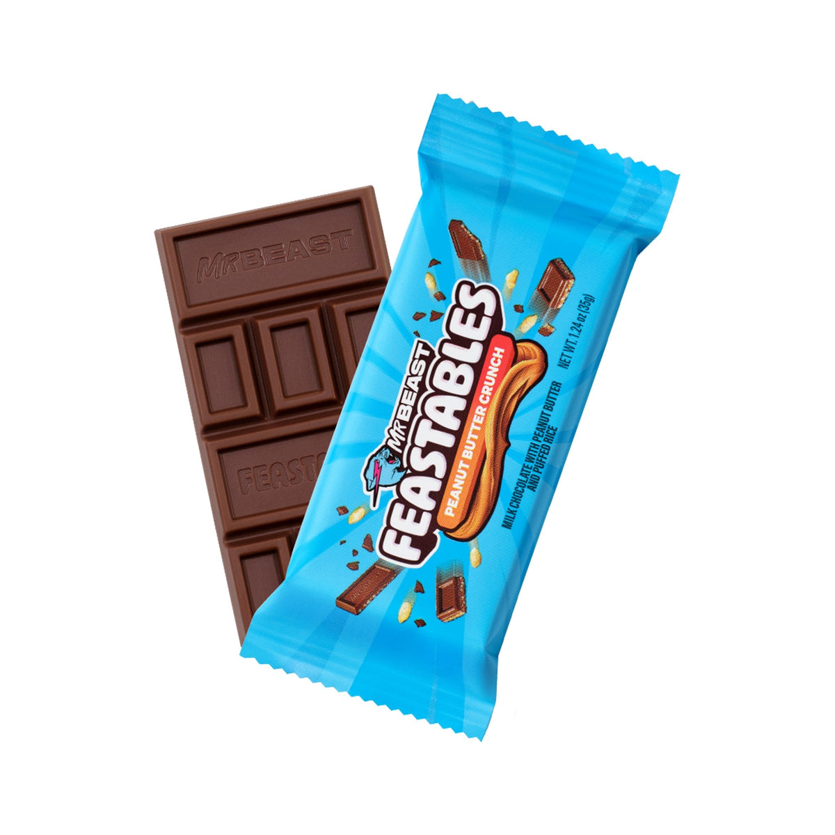 Feastables Mr Beast Chocolate Crema De Cacahuate Crujiente