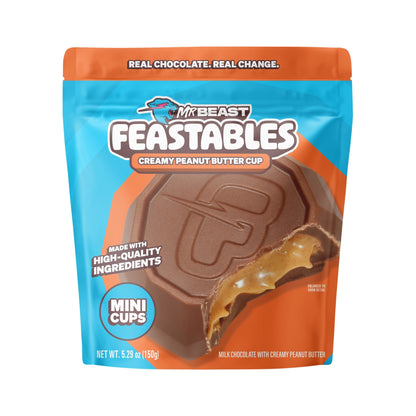 Feastables Mr Beast Tazas De Crema De Cacahuate Bolsa Para Compartir