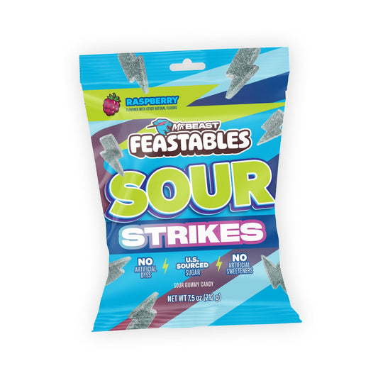 Feastables Gomitas Ácidas Sour Strikes Frambuesa