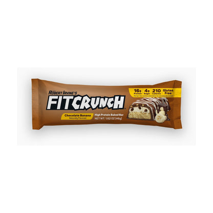 FITCRUNCH Barras De Proteína Tamaño Snack Chocolate Y Plátano