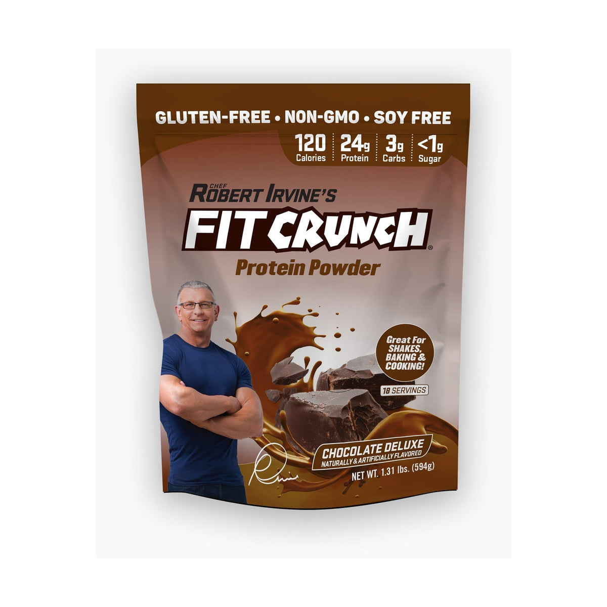 FITCRUNCH Proteína En Polvo Chocolate Deluxe