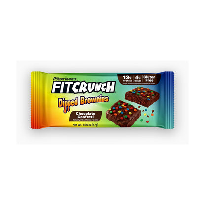 FITCRUNCH Brownies De Proteína Bañados En Chocolate