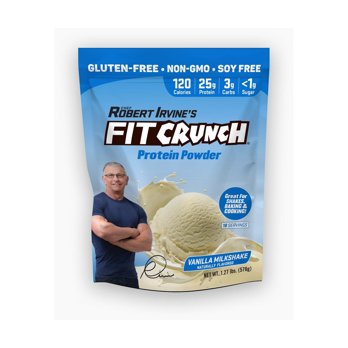 FITCRUNCH Proteína En Polvo Malteada De Vainilla