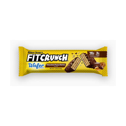 FITCRUNCH Wafer De Proteína Chocolate Y Crema De Cacahuate