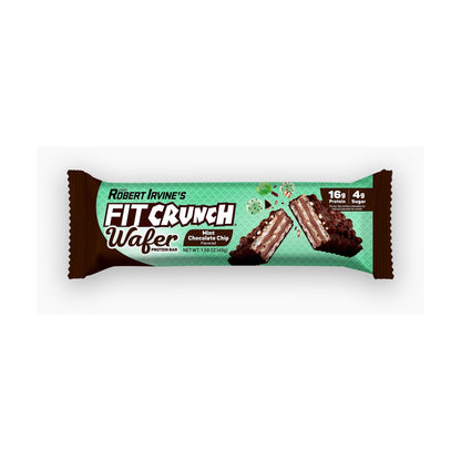 FITCRUNCH Wafer De Proteína Menta Con Chispas De Chocolate