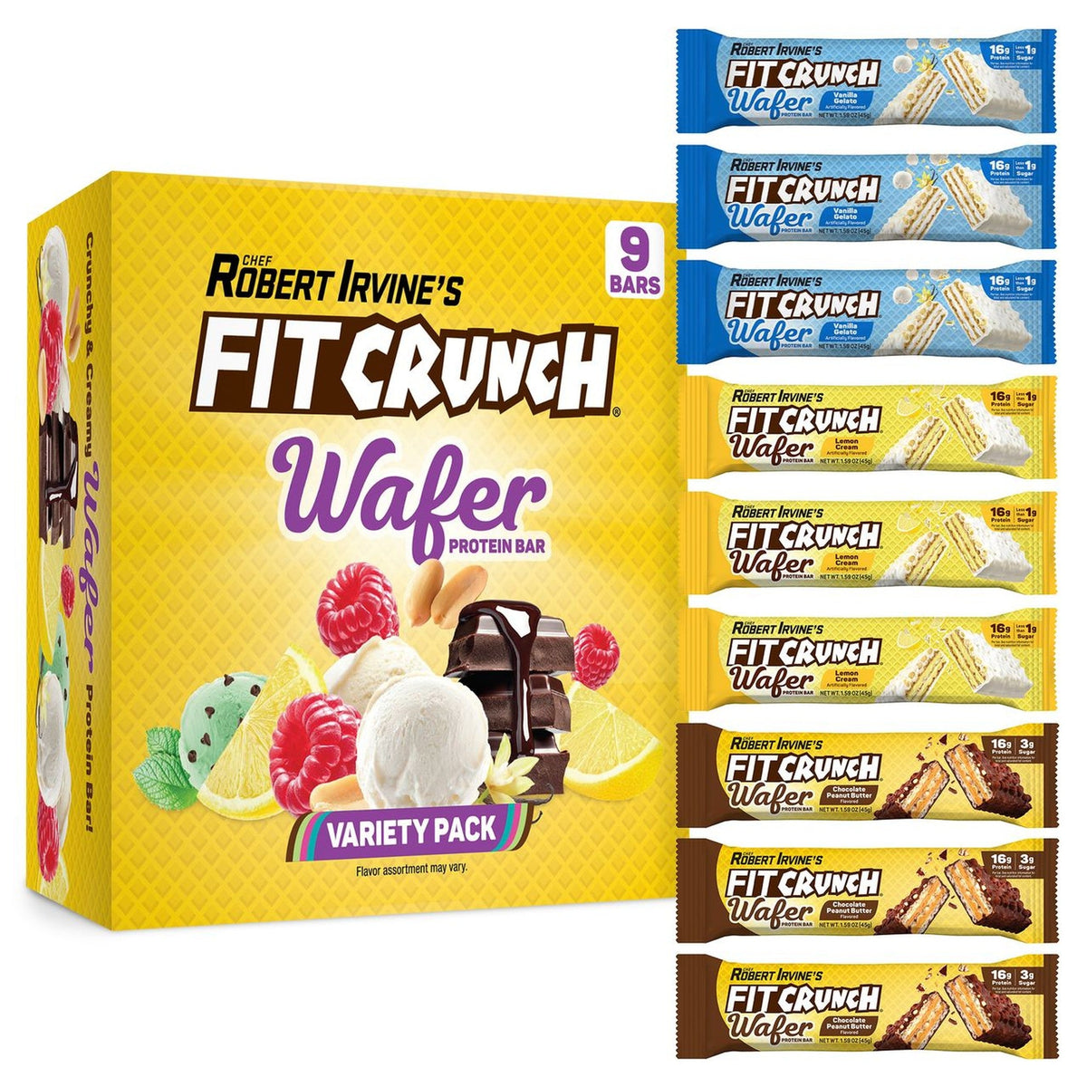 FITCRUNCH Wafers De Proteína Surtidos