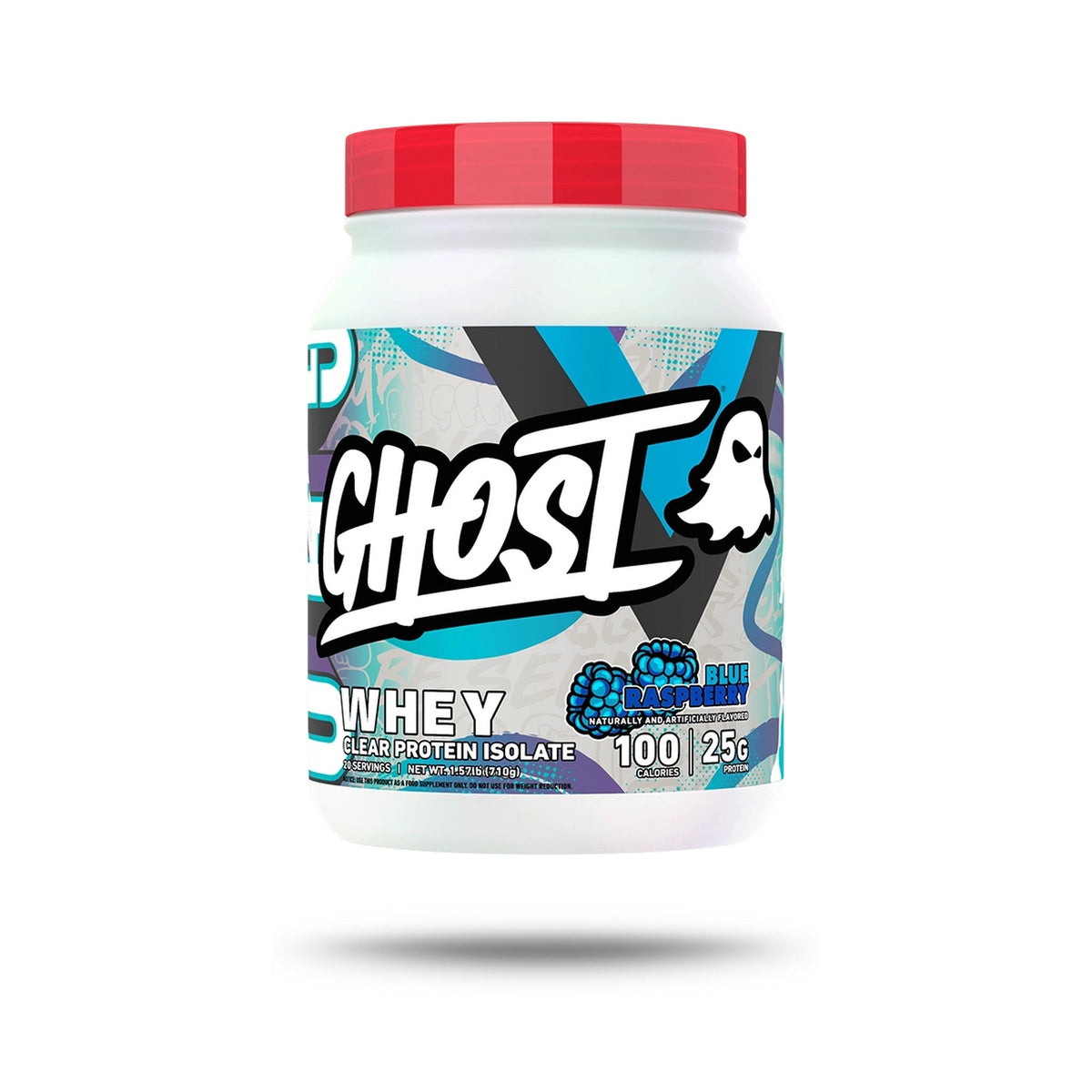 GHOST Clear Whey Proteína Aislada Blue Raspberry