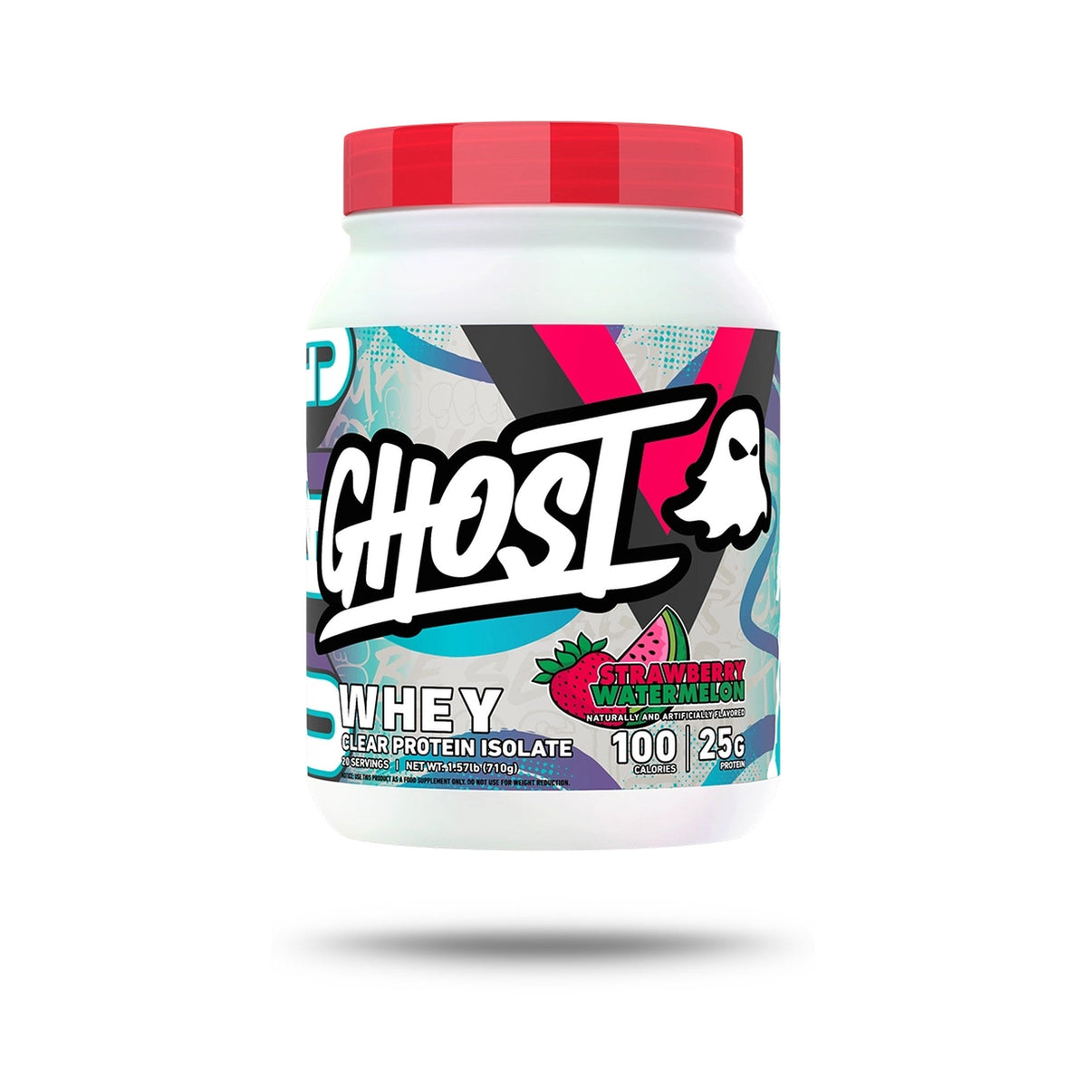 GHOST Clear Whey Proteína Aislada Fresa Sandía