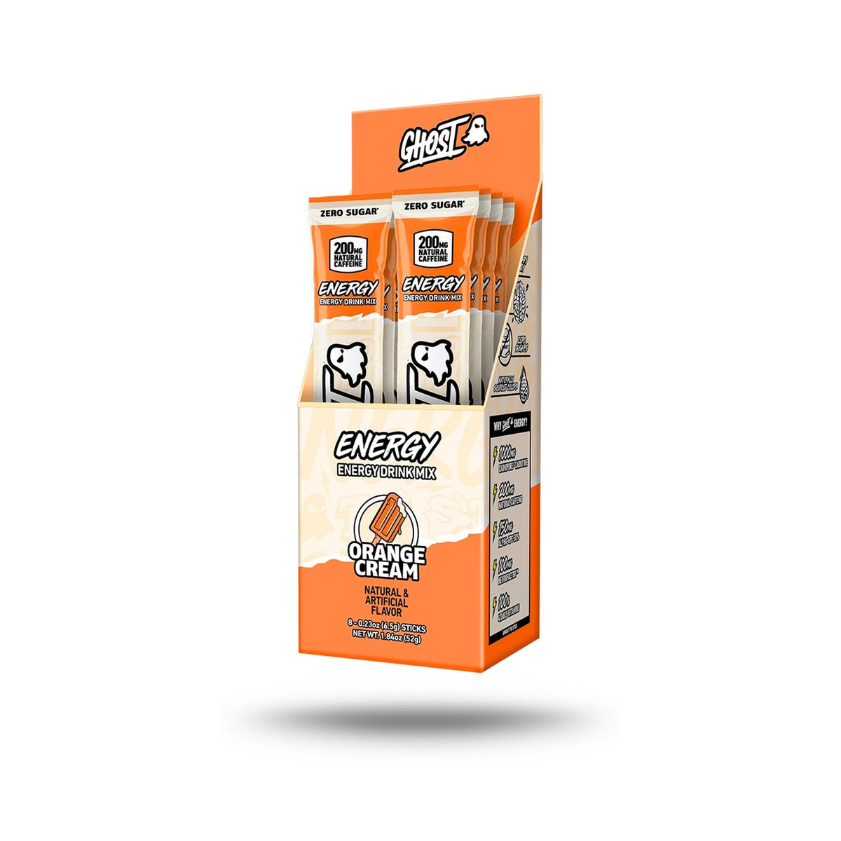 GHOST Energy Sobres 8 Piezas Orange Cream