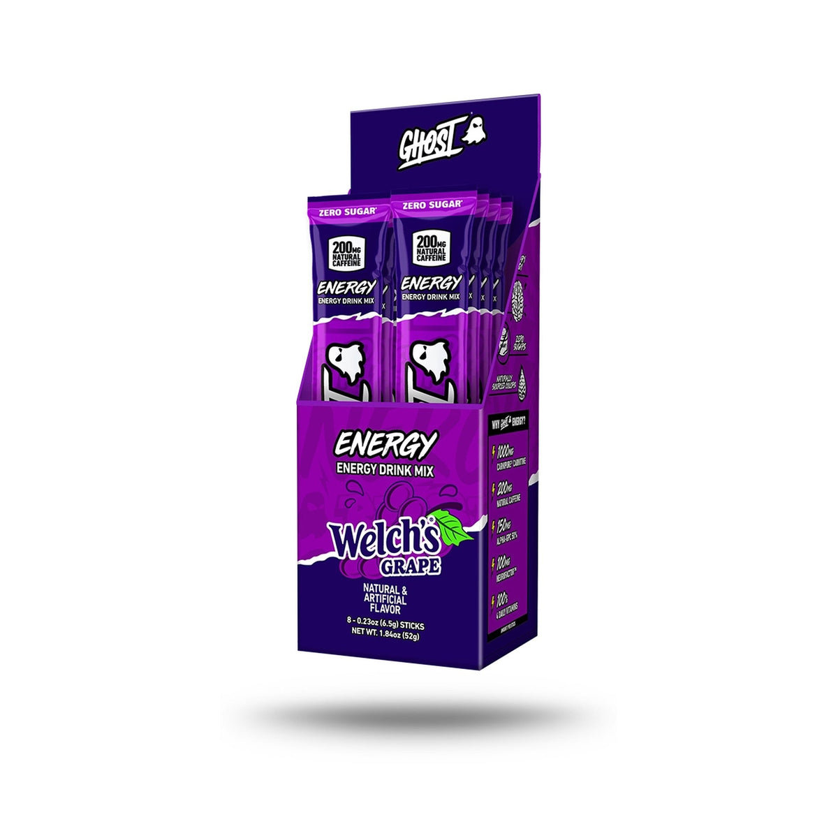 GHOST Energy Sobres 8 Piezas Welch's Uva