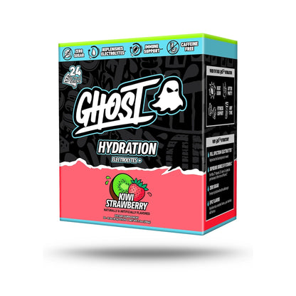 GHOST Hydration Sobres 24 Piezas Kiwi Fresa