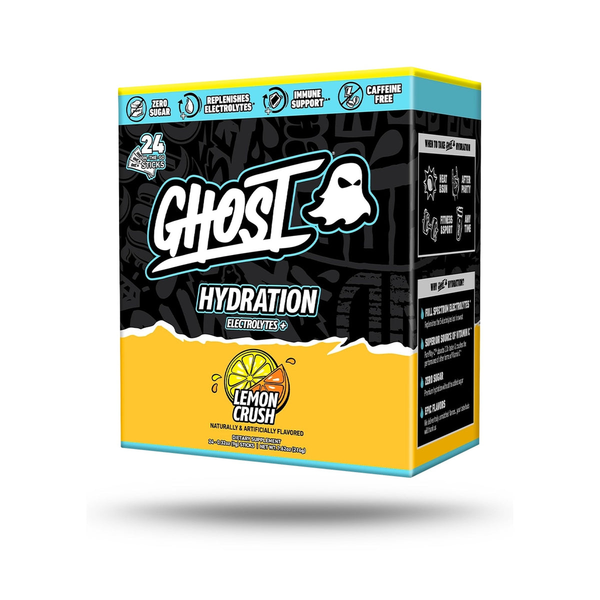 GHOST Hydration Sobres 24 Piezas Lemon Crush