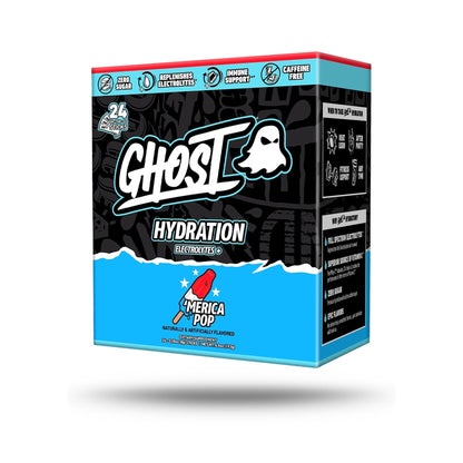 GHOST Hydration Sobres 24 Piezas 'Merica Pop