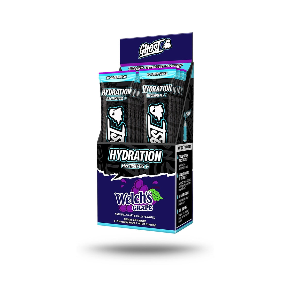 GHOST Hydration Sobres 8 Piezas Welch's Uva