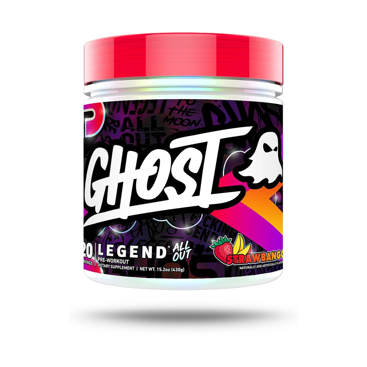 GHOST Legend All Out Pre-Entreno Strawbango
