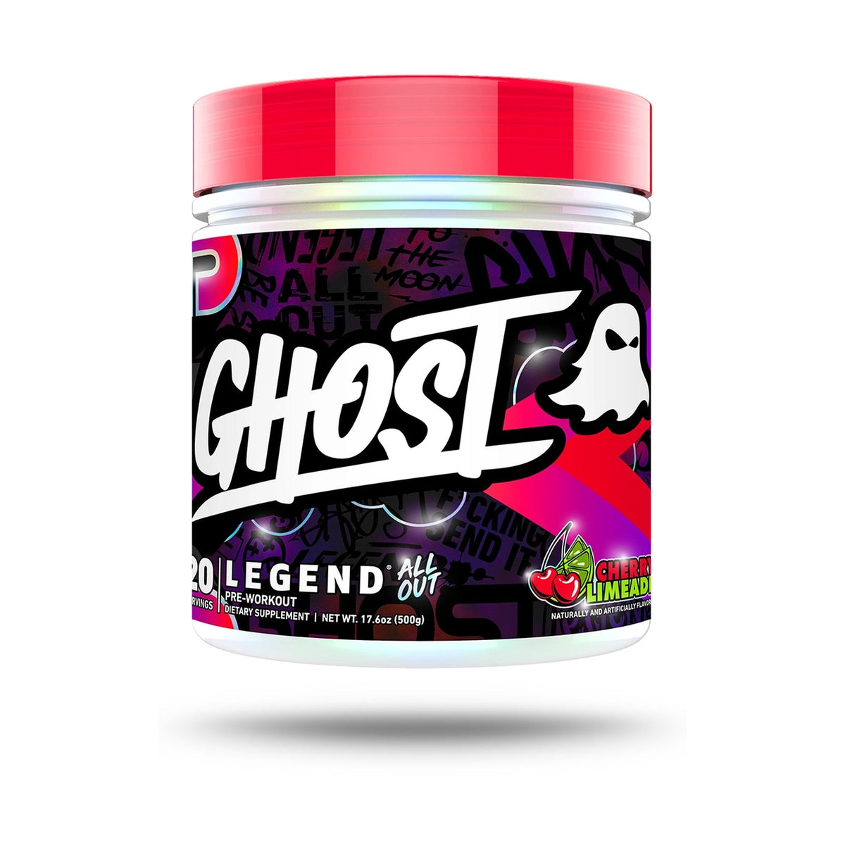 GHOST Legend All Out Pre-Entreno Cherry Limeade