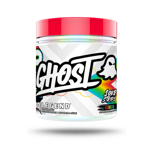 GHOST Legend Pre-Entreno Sour Strips Rainbow