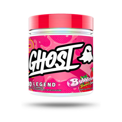 GHOST Legend Pre-Entreno Bubblicious Strawberry Splash
