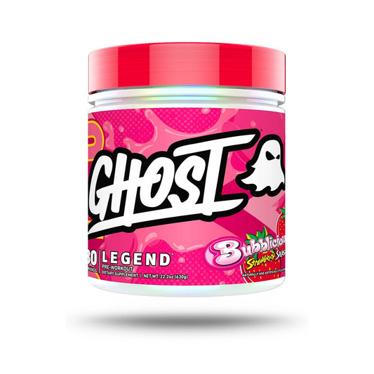 GHOST Legend Pre-Entreno Bubblicious Strawberry Splash
