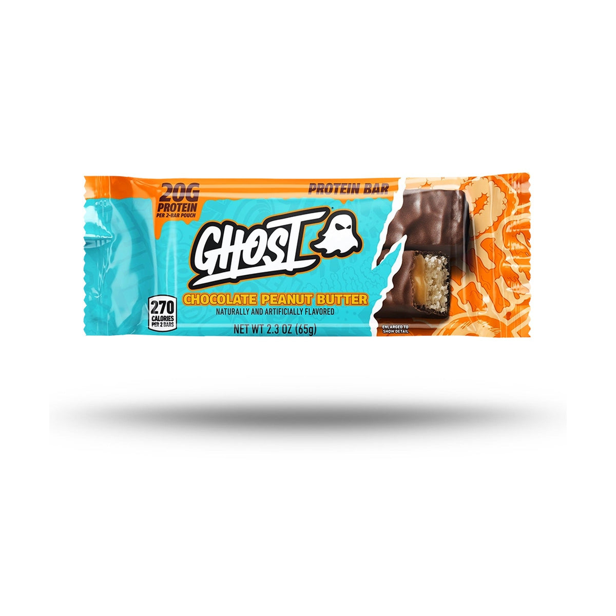 GHOST Barra De Proteína Chocolate Y Crema De Cacahuate