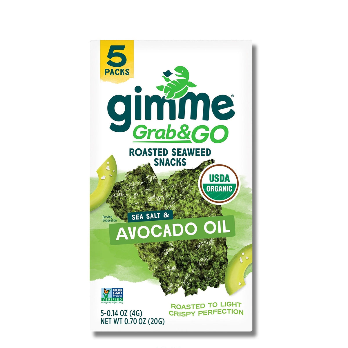 gimMe Grab & Go Alga Marina Tostada Aceite De Aguacate