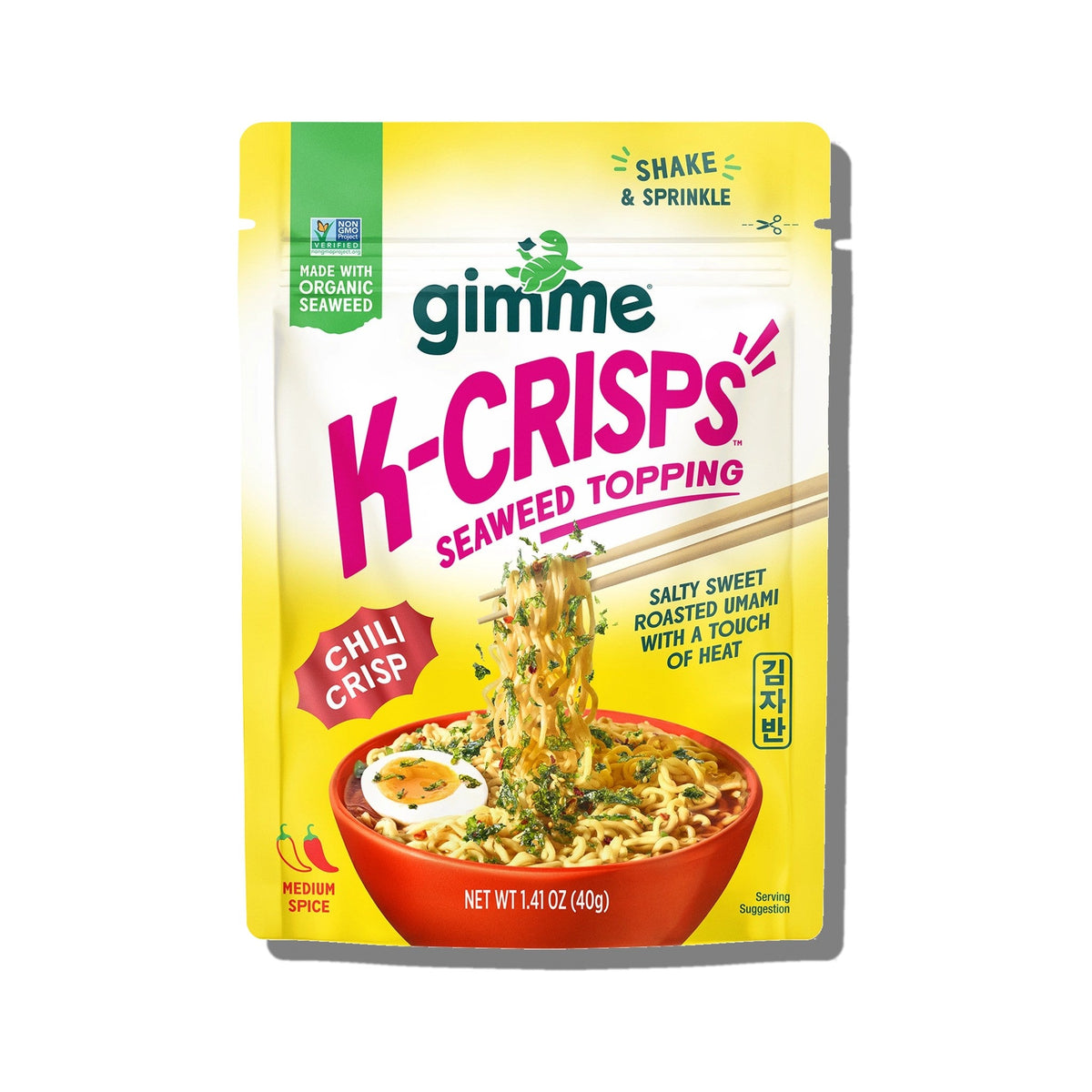 gimMe K-Crisps Topping De Alga Marina Chili Crisp