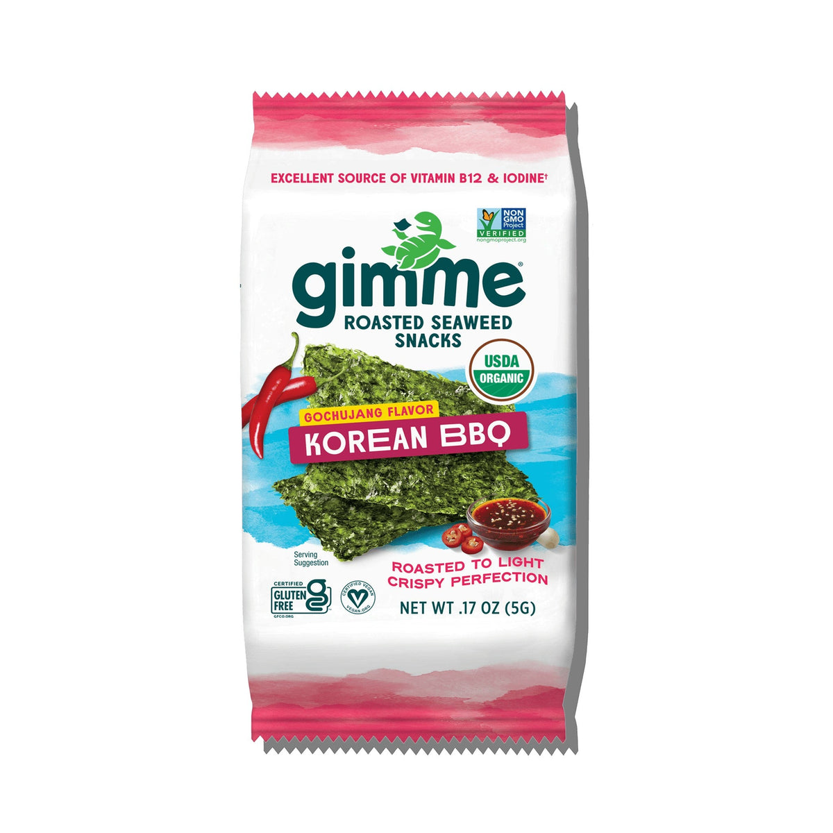 gimMe Snack De Alga Marina Tostada Korean BBQ