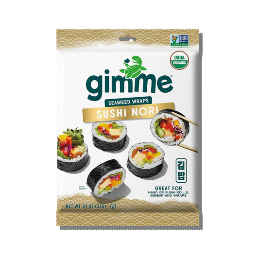 gimMe Hojas Nori Orgánicas Para Sushi