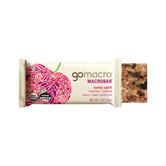 GoMacro MacroBar Cerezas Y Frutos Rojos