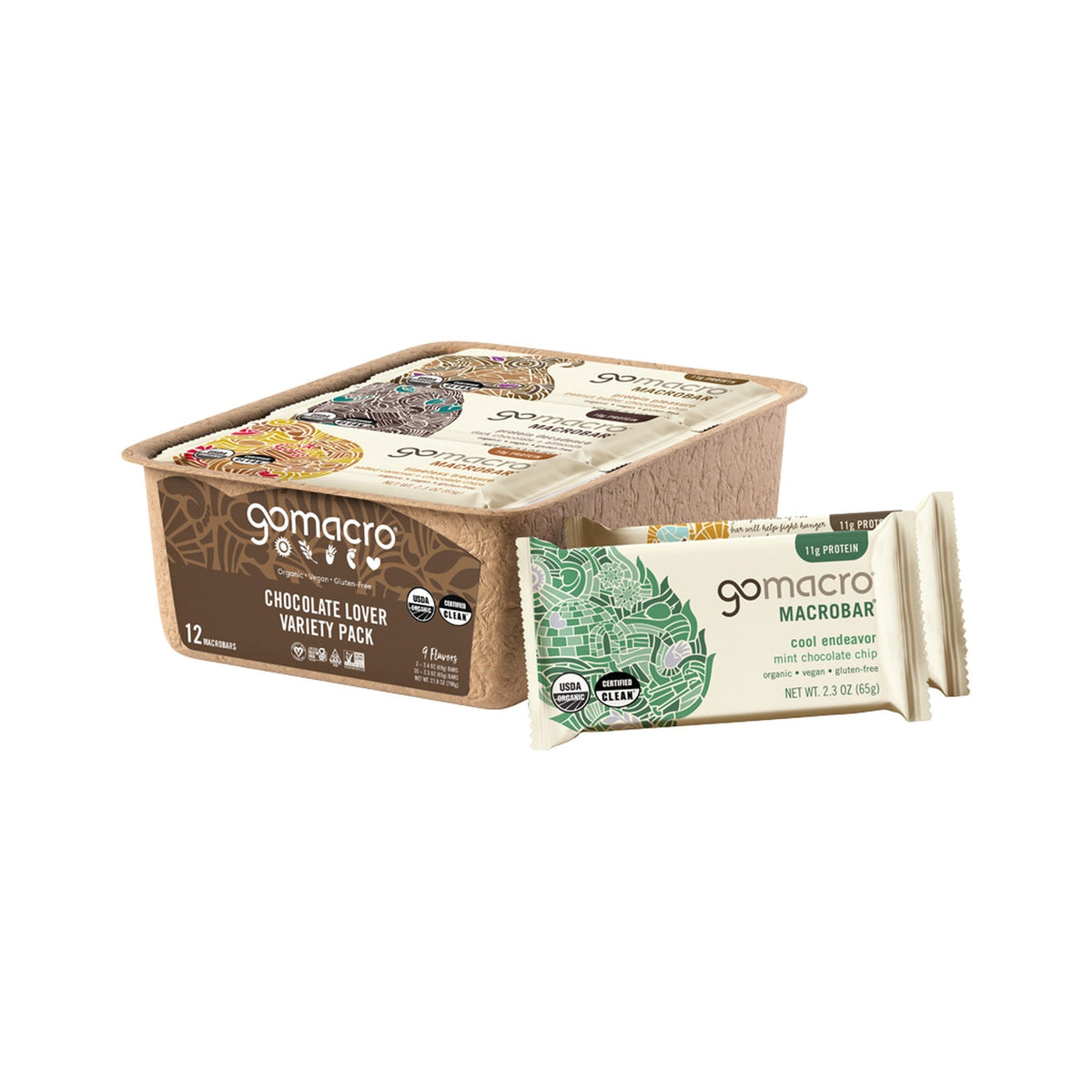 GoMacro Barras Surtidas Chocolate Lover
