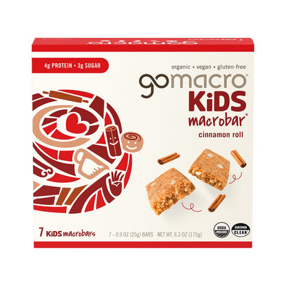 GoMacro Kids MacroBar Rol De Canela Multipack