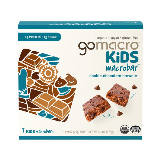 GoMacro Kids MacroBar Brownie Doble Chocolate Multipack