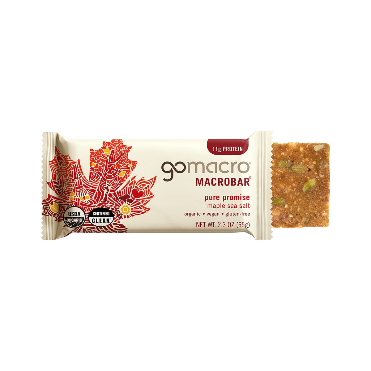 GoMacro MacroBar Maple Y Sal De Mar