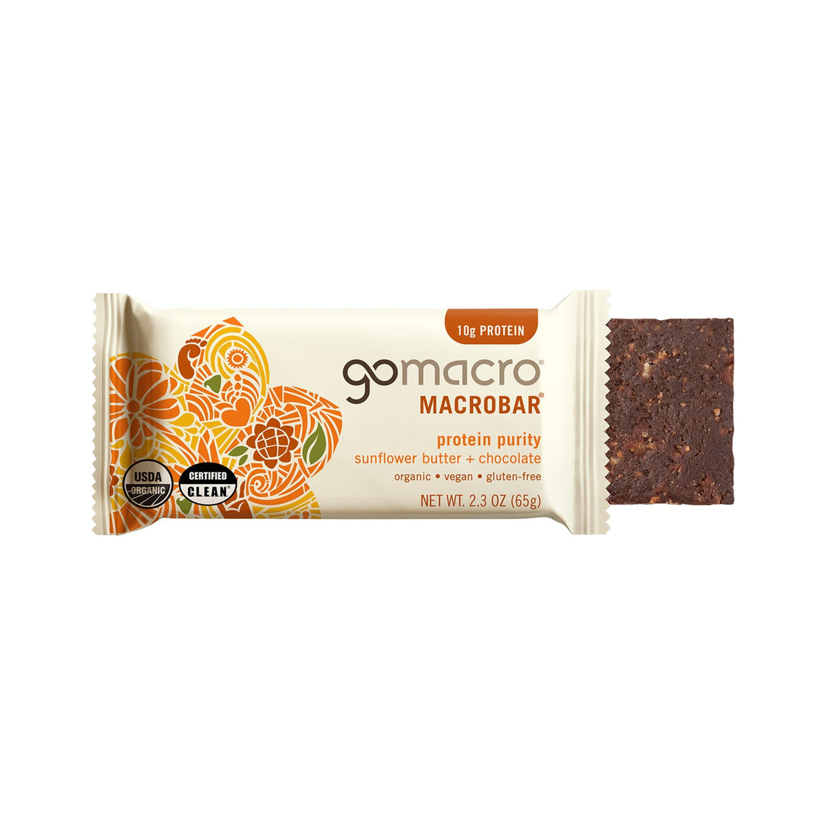 GoMacro MacroBar Crema De Girasol Y Chocolate