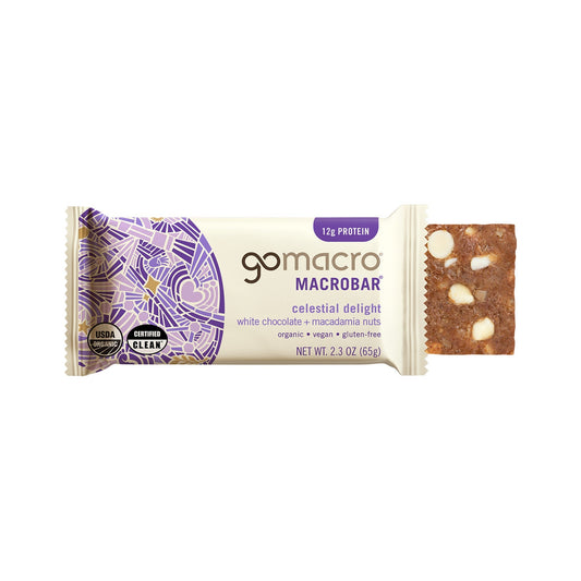 GoMacro MacroBar Chocolate Blanco Y Macadamia
