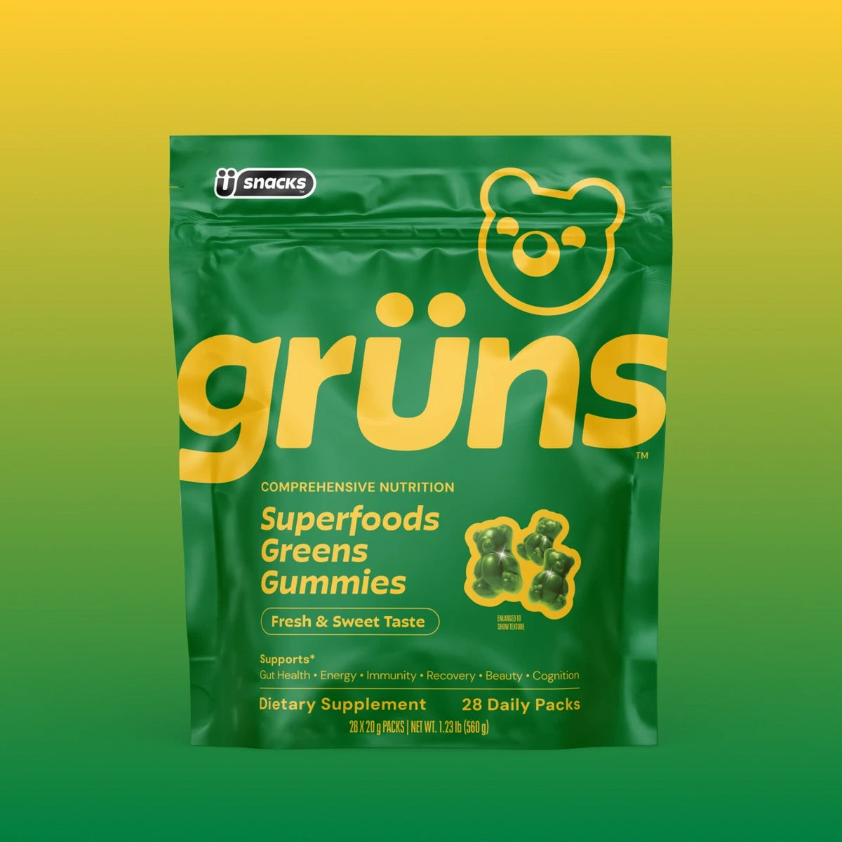 Grüns Gomitas de Superalimentos y Verduras