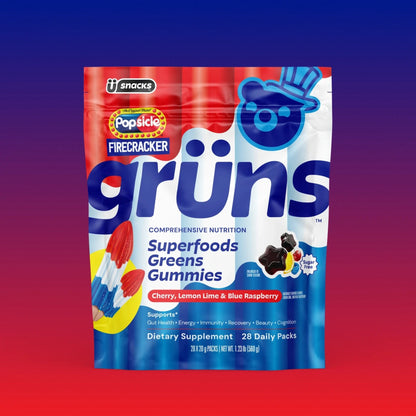 Grüns Gomitas de Superalimentos Popsicle Firecracker