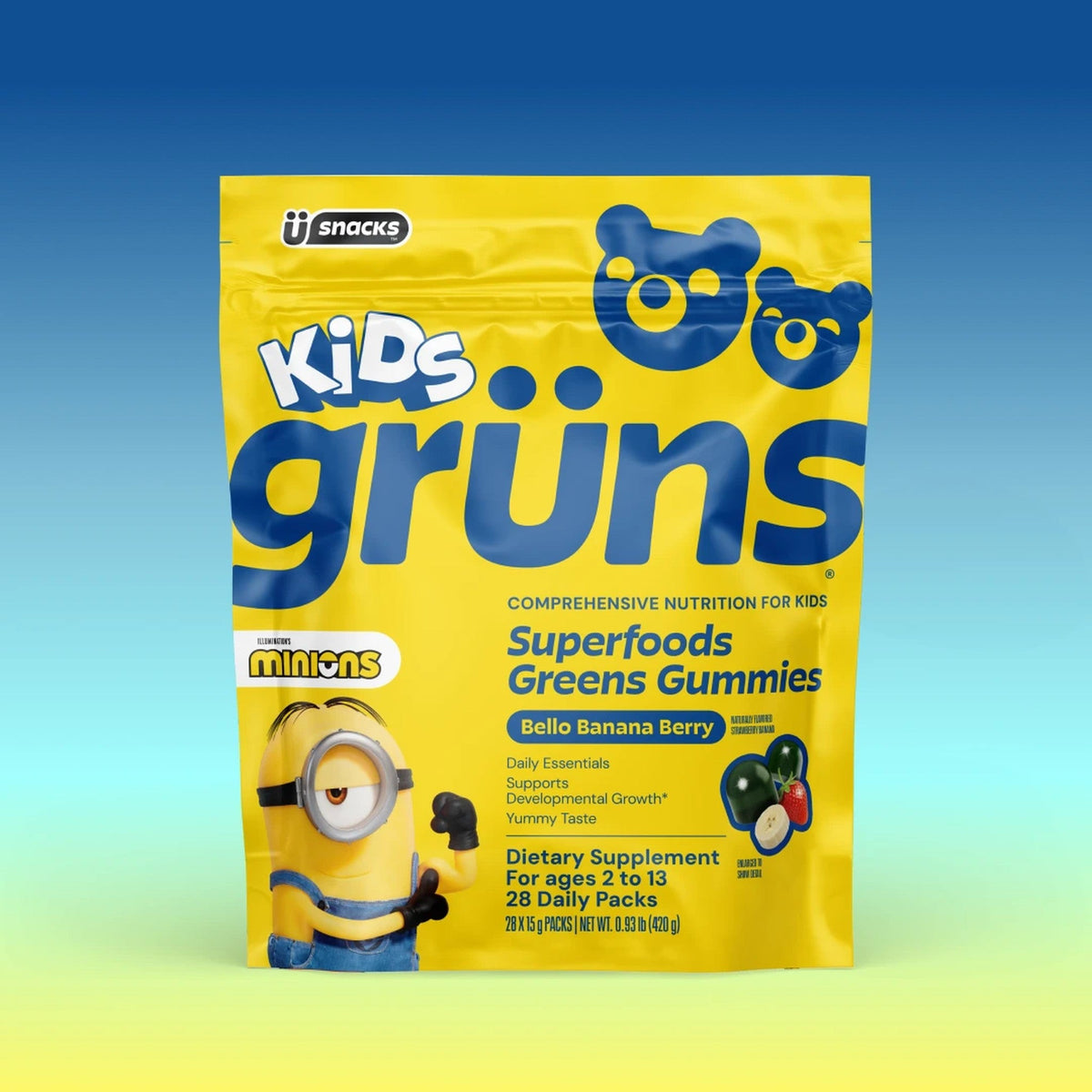 Grüns Kids Gomitas de Superalimentos Minions