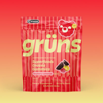 Grüns Gomitas de Superalimentos Limonada de Frambuesa