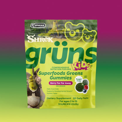 Grüns Kids Gomitas de Superalimentos Shrek