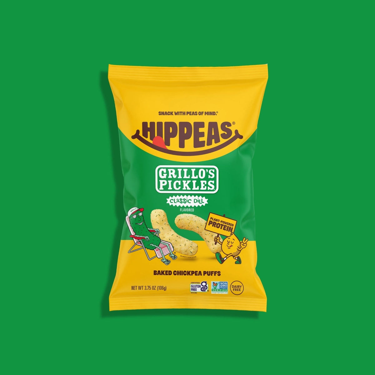 Hippeas Bolitas De Garbanzo Grillo's Pepinillo Eneldo