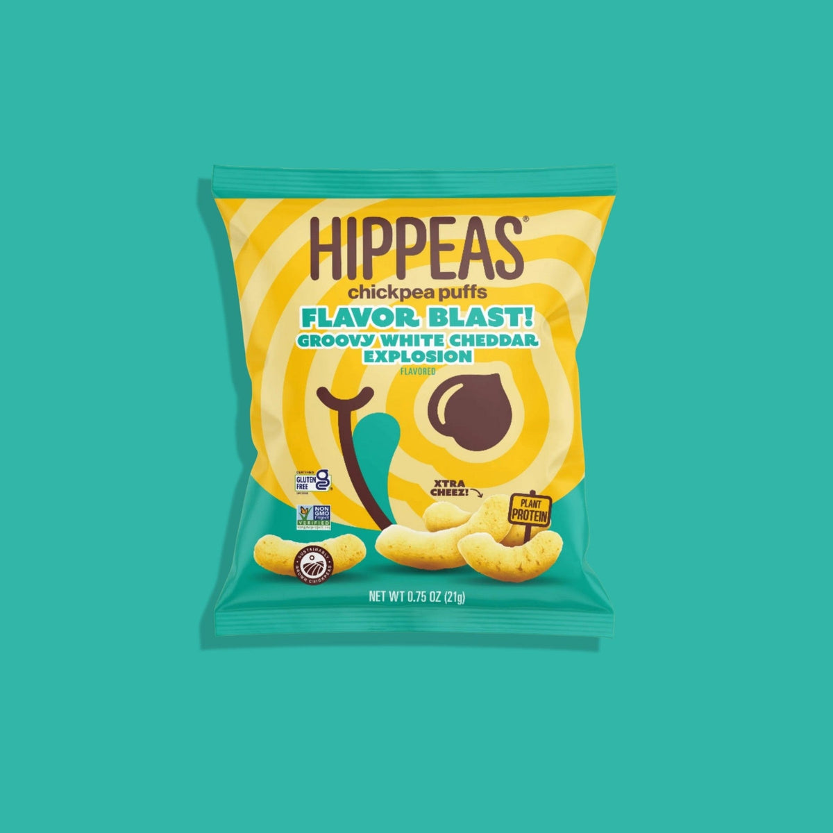 Hippeas Bolitas De Garbanzo Cheddar Blanco Explosion