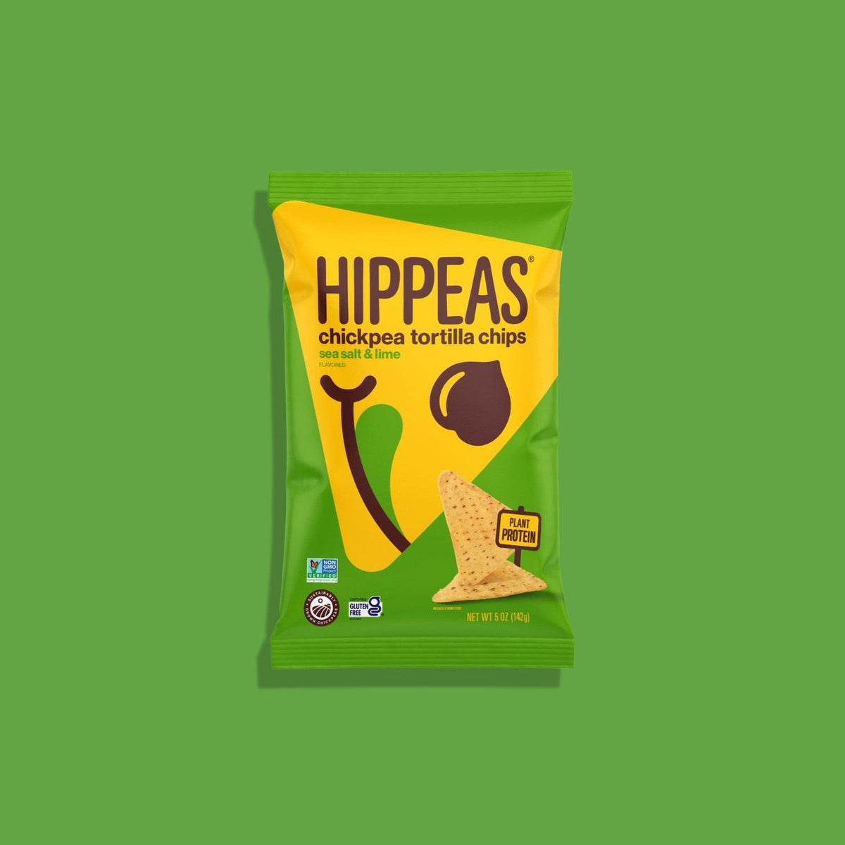 Hippeas Totopos De Garbanzo Sabor Limón 12 Bolsas