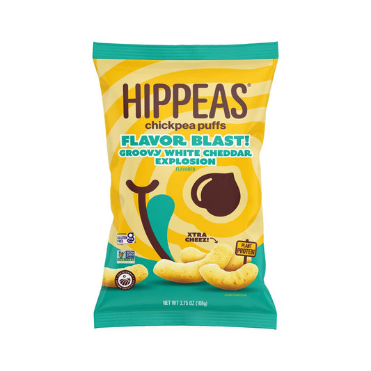 Hippeas Bolitas De Garbanzo Flavor Blast Cheddar Blanco