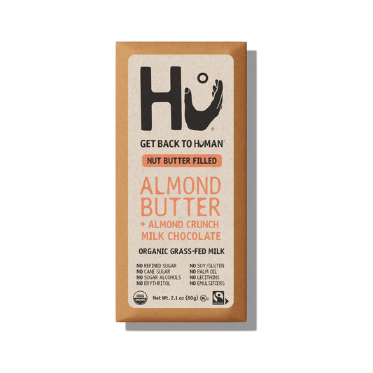 Hu Chocolate Con Crema De Almendra Y Almendra Crujiente