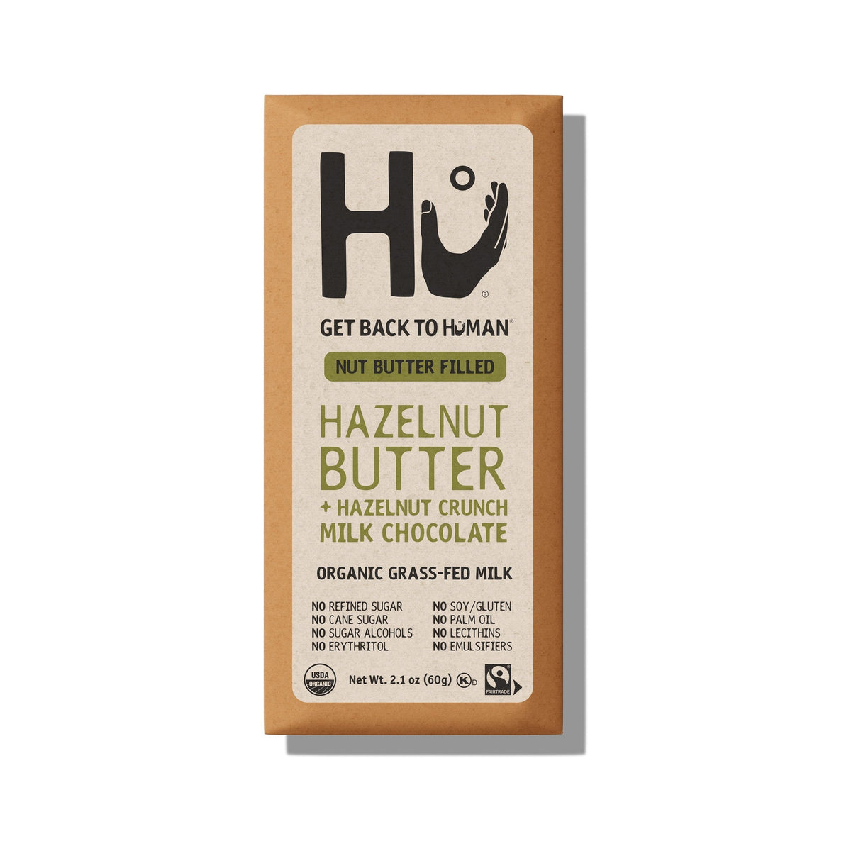 Hu Chocolate Con Crema De Avellana Y Avellana Crujiente