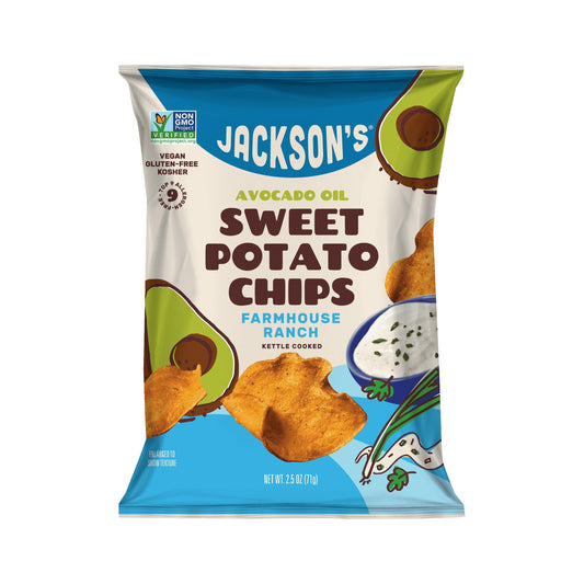 Jackson's Papas de Camote Farmhouse Ranch 14 Bolsas